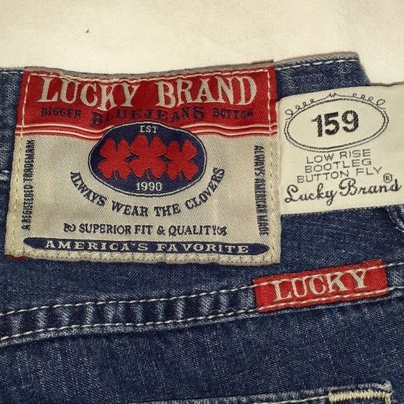 Vintage Lucky Brand Jeans‎ 159 Bootleg Button Fly 6 - Picture 4 of 7